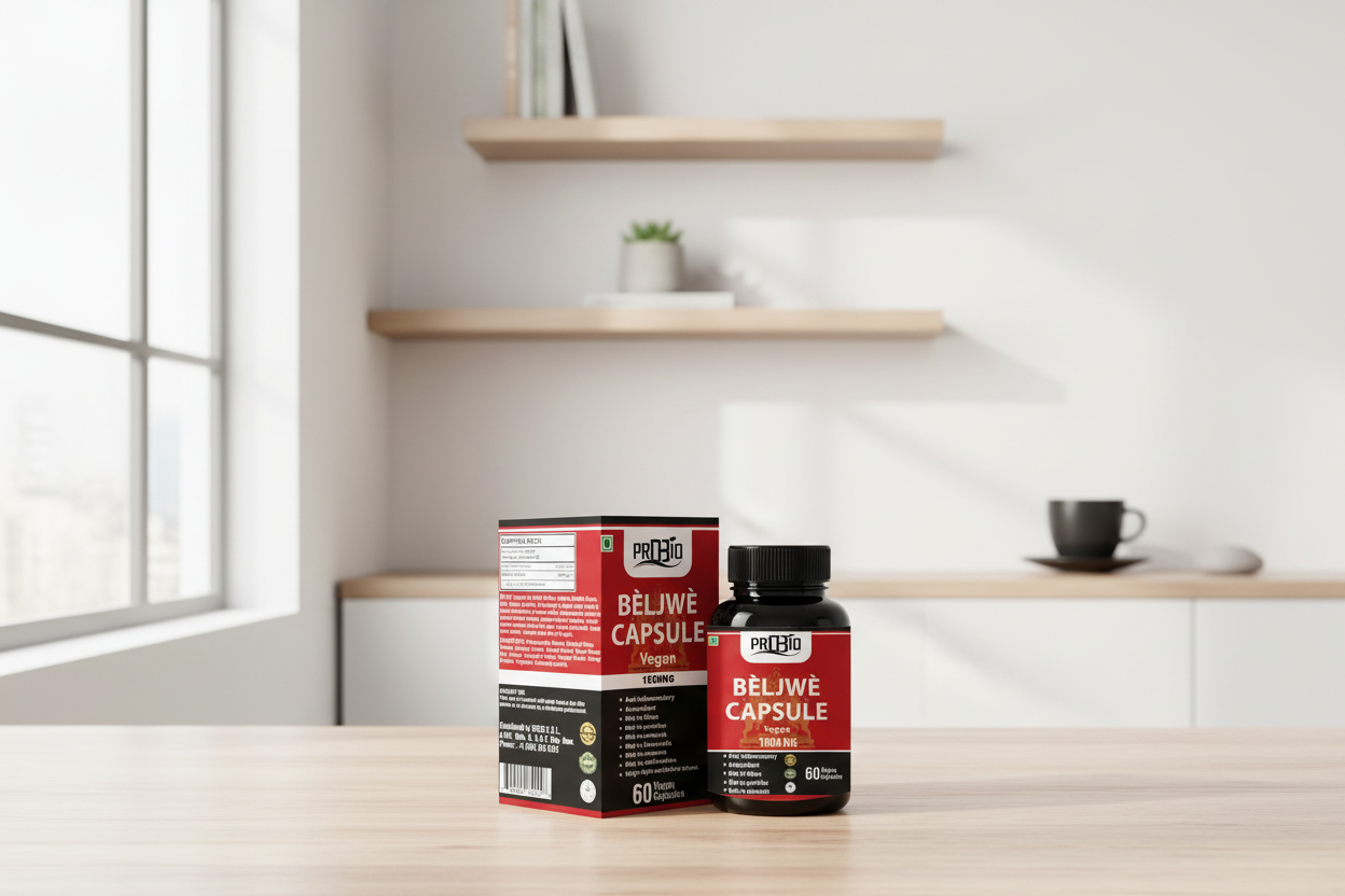 BÈLJWÈ capsule in modern wellness setting