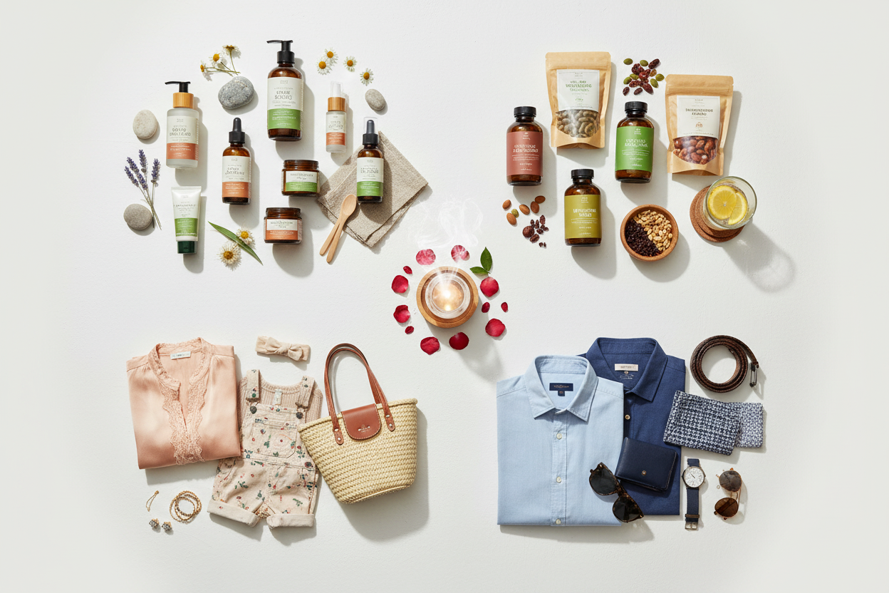 Hero banner circular arrangement